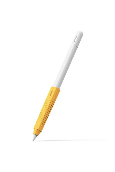 onix Suport autoadeziv flexibil pentru Apple Pencil, K35, silicon flexibil, galben