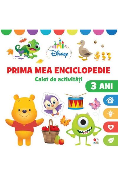 Editura Litera Disney. Prima mea enciclopedie. Caiet de activitat