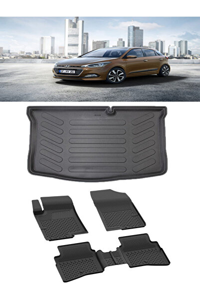 Sahler Hyundai İ20 2015-2020 4.5D Paspas 3D Rizline Bagaj Havuzu