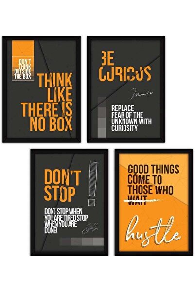 Emoda home Trove لوحات جدارية بإطارات صناعية من إيمودا، اقتباسات ملهمة للمكتب...