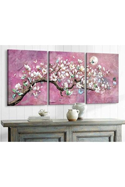 Emoda home Trove لوحات فنية جدارية من زهور الكرز الأرجوانية