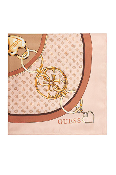 Guess Women's Scarf Beige, Colorful AW5348POL03