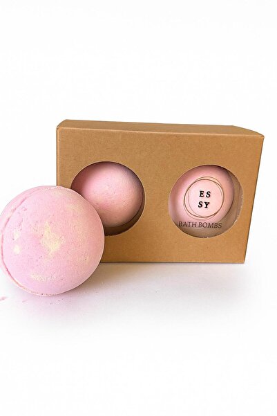 ESSY LINE Set of 2 Bubble Bath Bombs - Pink Lemonade - 2 x180g