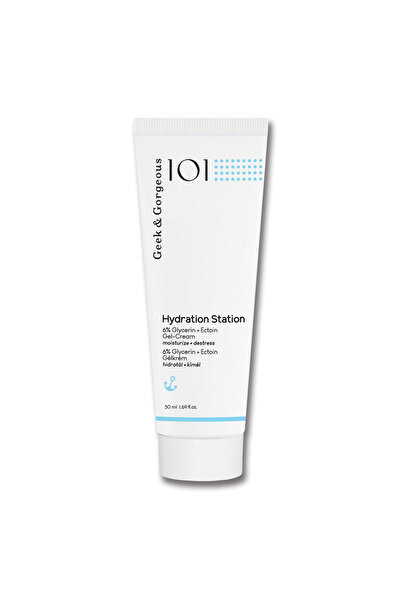 GEEK & GORGEOUS Stație de hidratare 50 ml - Gel-cremă intens hidratant
