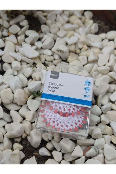 balım hobi evi خيط خياطة أبيض قوي جدًا وغير قابل للكسر مقاس 2×20 مترًا