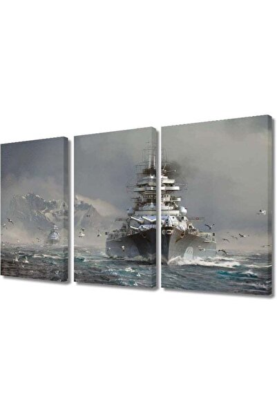 Emoda home Trove لوحة فنية جدارية حديثة متعددة الألواح، ديكور جداري لبارجة بس...