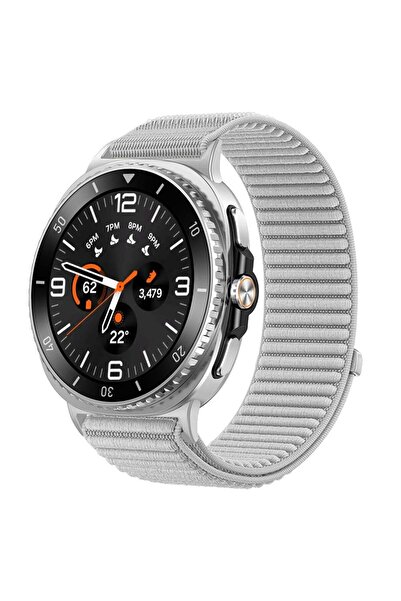 UnDePlus Huawei Watch Fit 4/Fit 4 Pro/Fit 3 Kordon Dalgalı Cırt Cırt Hasır Kordon