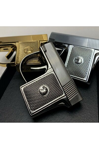 HEPBİMODA Mini Cep Tabanca Çakmağı Hediyelik Çakmak