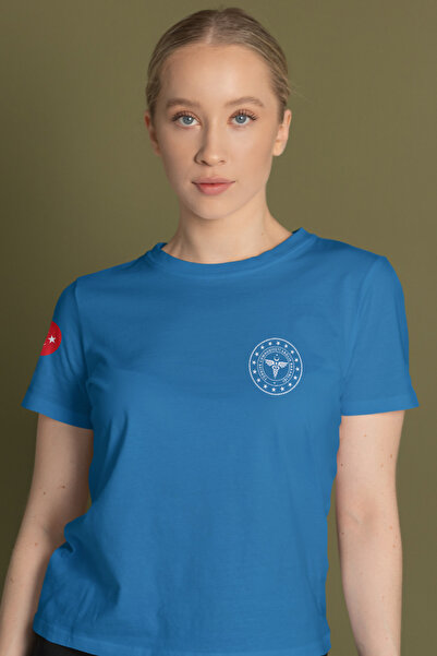 Pratik Medikal Tirkizna 112 Hitna medicinska okrugla kragna majica unisex