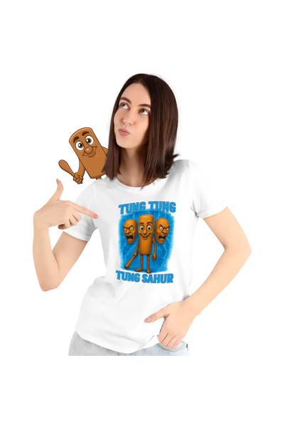 OEM Women's T-shirt Brainrot Tung Tung Tung Sahur