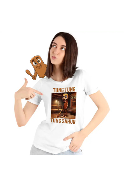 OEM Women's T-shirt Brainrot Tung Tung Tung Sahur