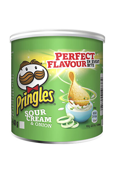OEM Pringles sour cream and onion flavored chips, 40g