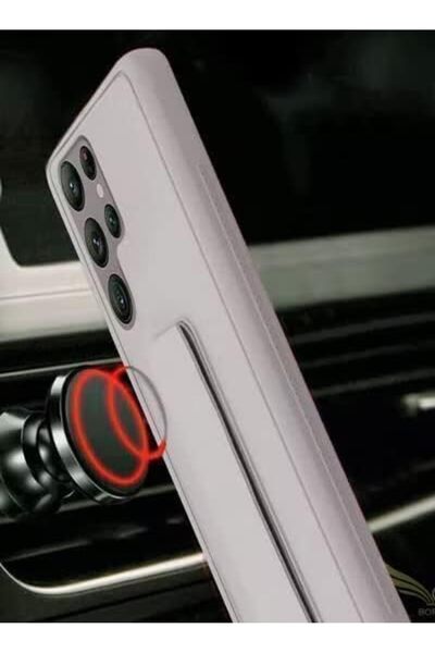 Margoun Case for Samsung Galaxy S25 Ultra Back Stand Case Magnetic Car Holder Soft Silicone