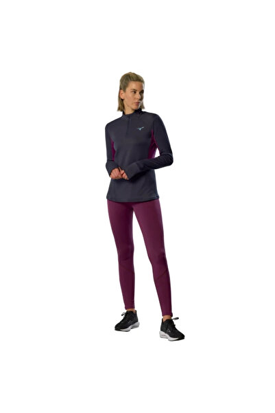 MIZUNO Active Warmalite Half Zipper Women's Sweatshirt Black