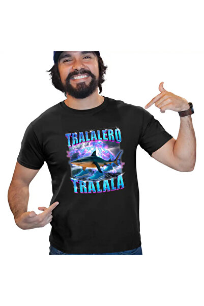 OEM Tricou Barbati Brainrot Shark Tralalero Tralala