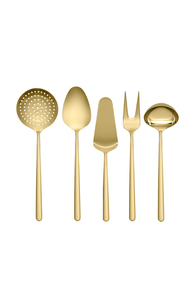 Hisar Bahama 5 Piece Service Set Titanium Gold