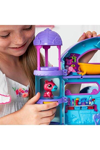Littlest Pet Shop LPS Minişler Miniş Evi Oyun Seti - 2 Figürlü (#116 Hamster 115 Kapibara) ve 20 Aksesuarlı
