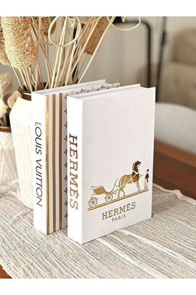 BGV HOME Decorative Book Box Set of 2 (He/Vl)