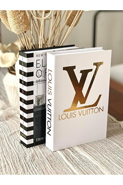 BGV HOME Decorative Book Box Set of 2 (Xl/El)