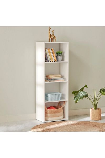 Home Box Vanilla Junior 4-Tier Bookcase