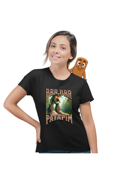OEM Women's T-Shirt Brainrot Brr Brr Patapim Italian Tree