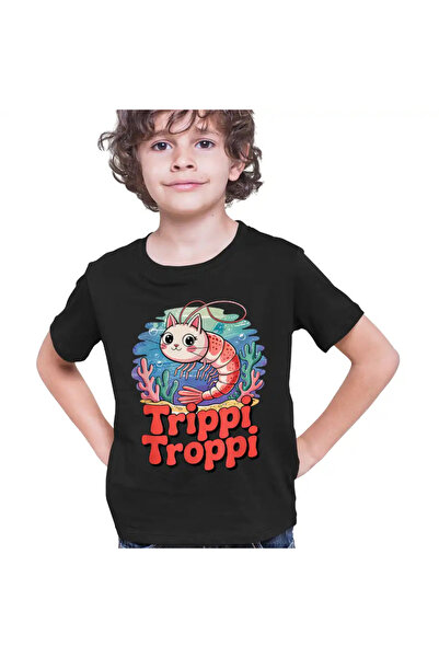 OEM Tricou Copii Baieti Brainrot Meme Trippi Troppi