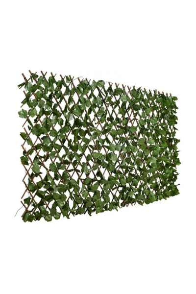 novim Gard extensibil din lemn cu frunze verzi – perfect pentru decorarea balconului, grădinii și terasei