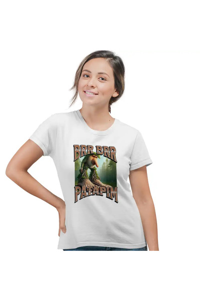 OEM Women's T-Shirt Brainrot Brr Brr Patapim Italian Tree