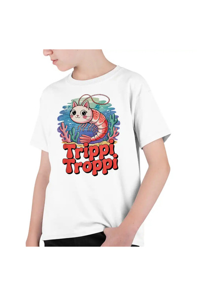 OEM Tricou Copii Baieti Brainrot Meme Trippi Troppi