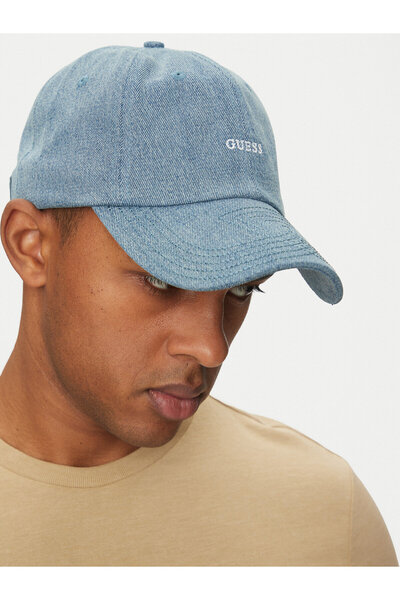 Guess Men's Baseball Cap Blue AM9509POL01