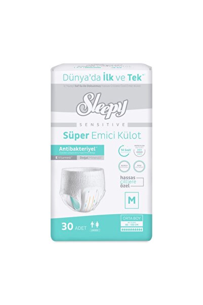 Sleepy Sensitive Antibakteriyel Emici Külot Medium 30 Adet