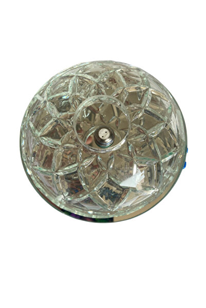 yüceeller DEKOATİF YUVARLAK KRİSTAL CAM SPOT KASA G4 DUYLU