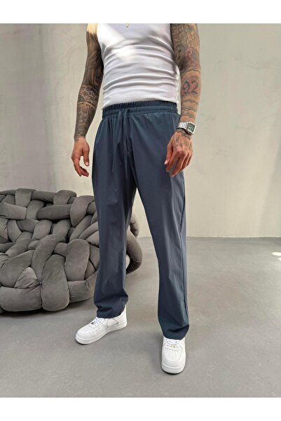 KağanKY Indigo Parachute Fabric Jogger