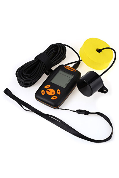 valkyrie Dijital Balık Bulucu Ultrasonik Sonar Gps100Mt Siyah