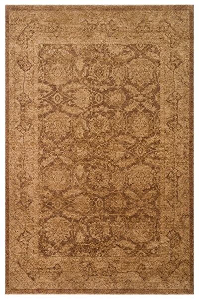 Eko Halı Shiraz Shr01 Beige Vintage Desenli Sıcak Renk Tonlarına Sahip Yumuşa...