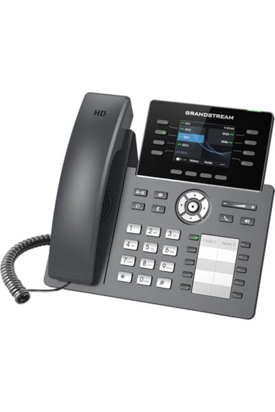 GRANDSTREAM GRP2634, POE, Gigabit PC Port, 8lines color screen IP Phone