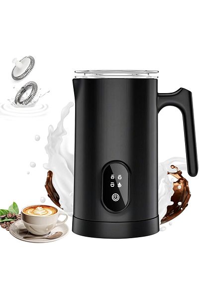NECOMI Milk Frother, 430ML Electric Milk Frother, Milk Heater, 4 in 1 Automatic Milk Steamer, Hot an