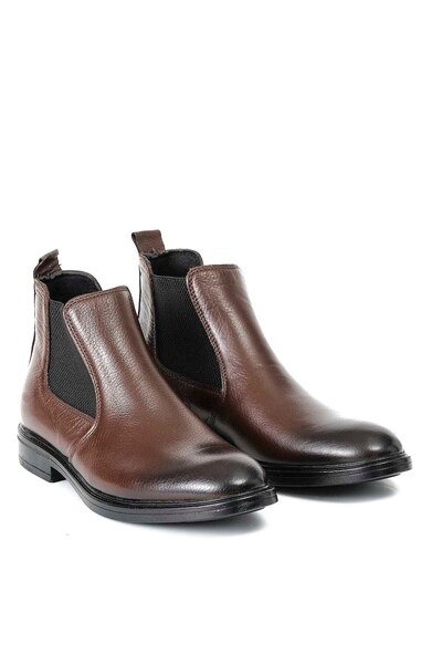 Bestello Laceless Elastic Rubber Sole Flat Boots 028-2610-24K Men's Boots