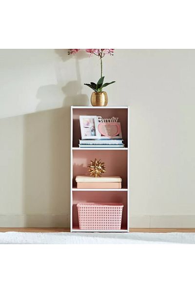 Home Box Vanilla Junior 3-Tier Bookcase