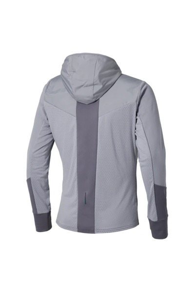 MIZUNO Active Warmalite Hooded Men's Sweatshirt Gray