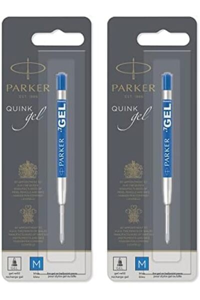 AC BOX 1950346 Gel Ball Pen Refill, Medium Thickness Nib, Blue, Gray 2-Pack Ac Box 861931