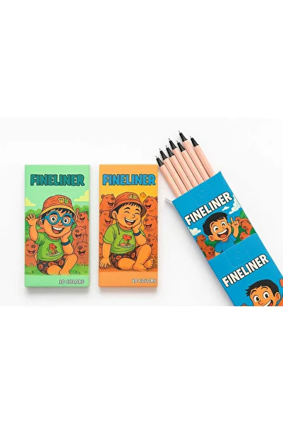 ALPA STORE Capybara Capybara 10 Colors Fine Liner 0.4 mm