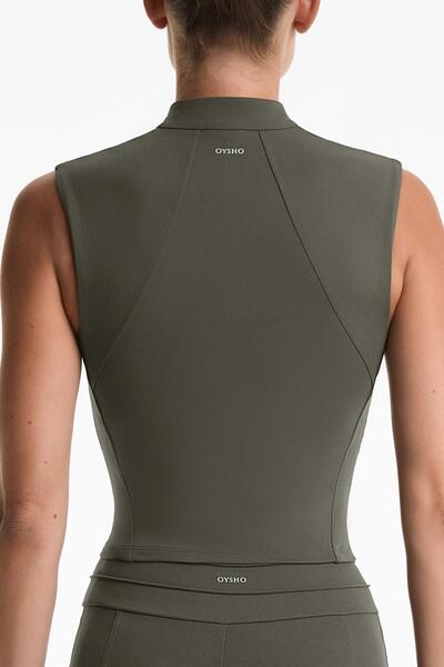 Oysho Evermove crease tank top