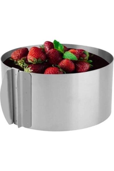 Lilasso Spatula Set with Stainless Round Adjustable Cake and Pastry Circle