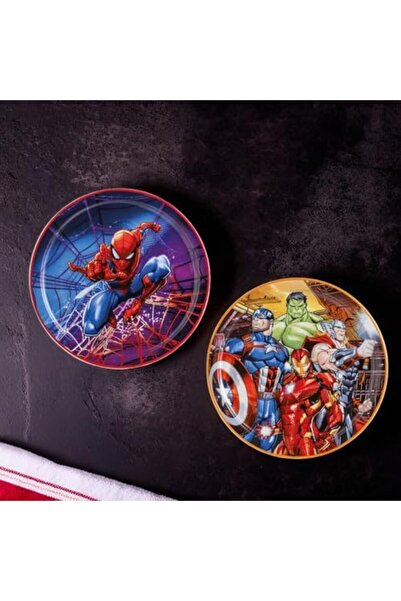 EGAN Marvel Spider-Man & Avengers Serving Plate 31 cm - Porcelain Dinner Plate