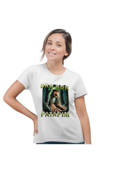 OEM Women's T-Shirt Brainrot Brr Brr Patapim Meme