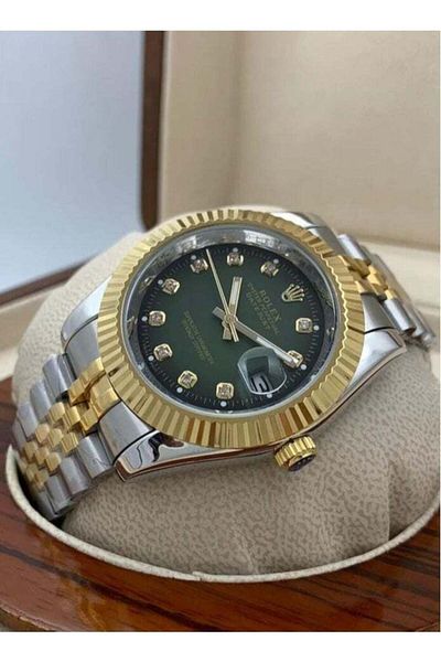 Cart Luxury Rolex Men's Watch with Accessories