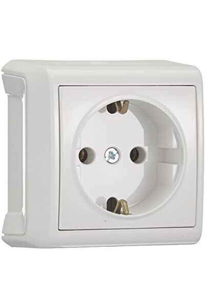 AC BOX Vera White Grounded Socket 2-Pack Ac Box 861931