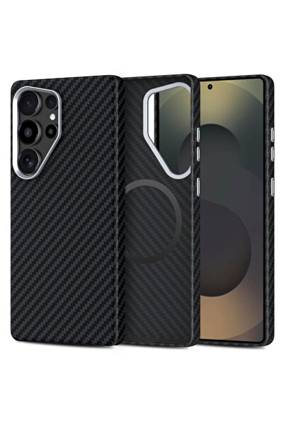 Techsuit Carcasă CarbonHalo MagSafe pentru iPhone 14 Pro, Neagră