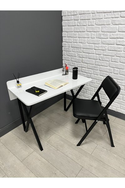 hey modüler mobilya Buse Çalışma Masası Ofis Bilgisayar Masası + Katlanır San...